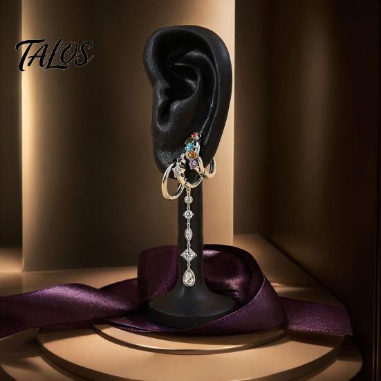 Talos Human Ear Earrings Holder, 3D Printed Earring Stand, Shape Jewelry Hanger Display Stand for Dresser Countertop