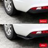 2Pcs ABS/Carbon Fiber Car Rear Spoiler Universal Car Rear Bumper Lip Diffuser Splitter Spoiler Scratch Protector Car Exterior