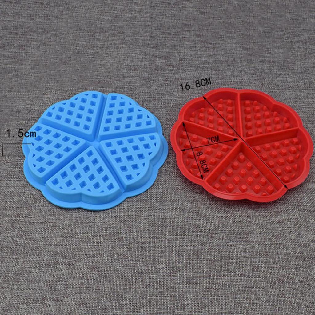 Utensilios para hornear, molde para gofres antiadherente de silicona, horno para hornear, molde para temperatura de pastel