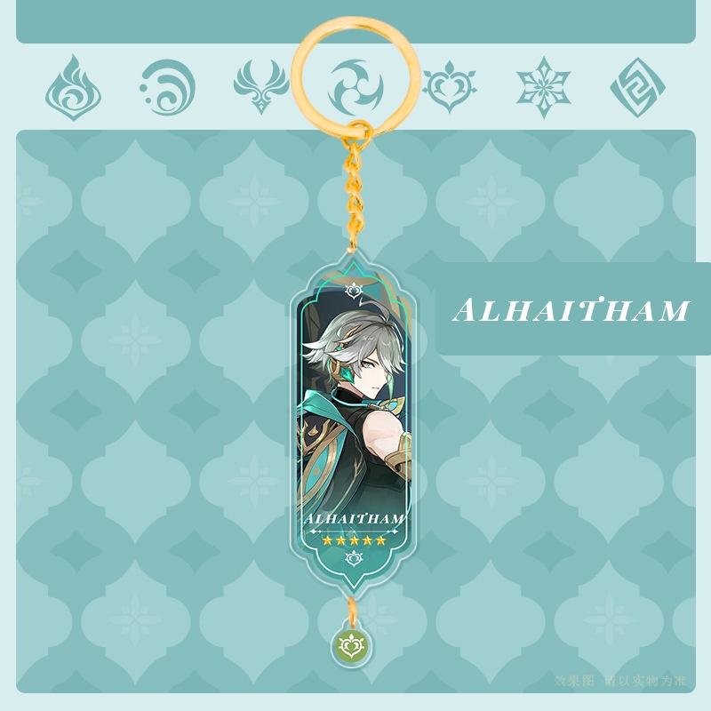 Genshin Impact Acrylic Double Sided Keychain Cartoon Keychains