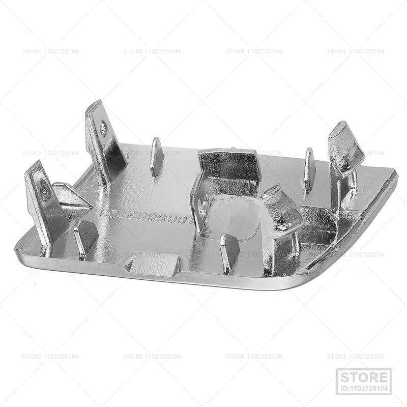 1668852323 Chrome Car Rear Bumper Tow Hook Cover Cap Towing Hole Lid Trailer Trim Cap for Benz W166 GLS GLE GL 2013-2018