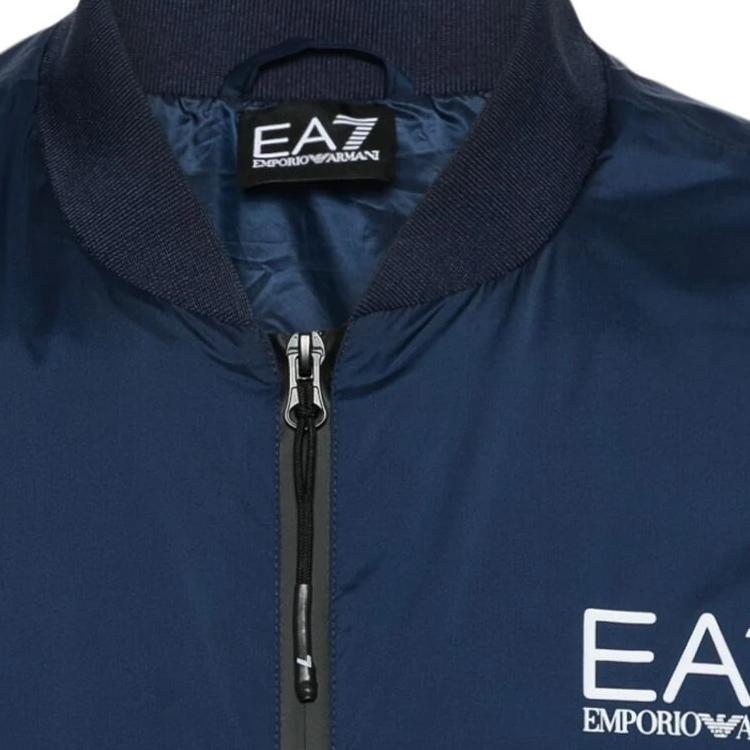 EMPORIO ARMANI EA7 SS24 Jackets & Coats Men's Marine Blue 3DPB13-PNFOZ-1554