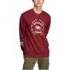 adidas Graphics Archive Crew Sweatshirt 'Burgundy' Men's IC5770