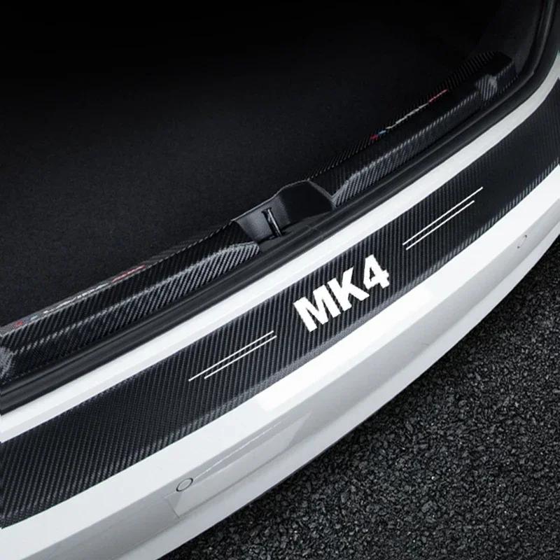 Car Trunk Door Bumper Scratch Guard Strips for Volkswagen VW Golf MK4 Badge 2021 2020 2019 Threshold Door Sill Protector Sticker