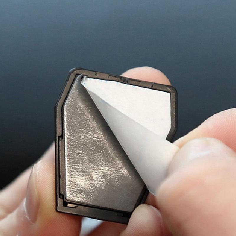 AA92-Multifunctional Card Ticket Holder Auto Car ID IC Clip Black Dashboard Door Adhesive Clips Car Styling Car Organization