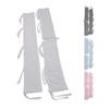 3 Pieces Baby Bed Rail Bumper Split Type Infant Bed Soft Guard Sleeve Bubble Velvet Fabric Edge Prot