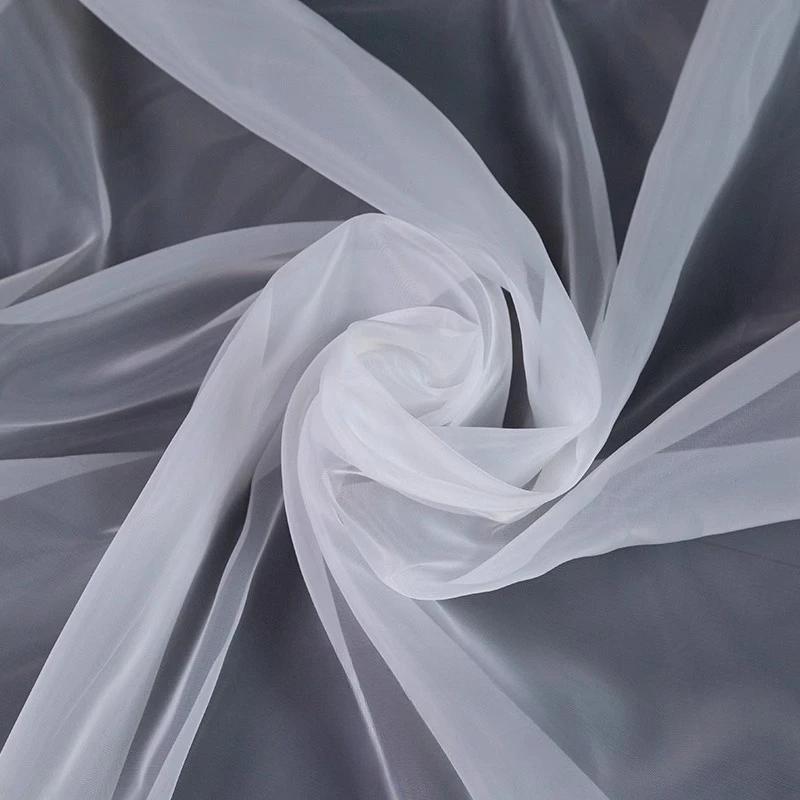 Breiter 160cm Verschlüsselter Gaze Organza Stoff Meterware Paillettenbesetzt für Bühnenröcke Hintergrund Nähen Dekoration DIY Glatt