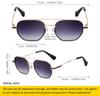 Retro Pilot Metal Sunglasses for Men and Fashion Hexagonal Multicolor 80s 90s Double Bridge [SHEEN KELLY] Women, Trend, Lenses, Eyewear,