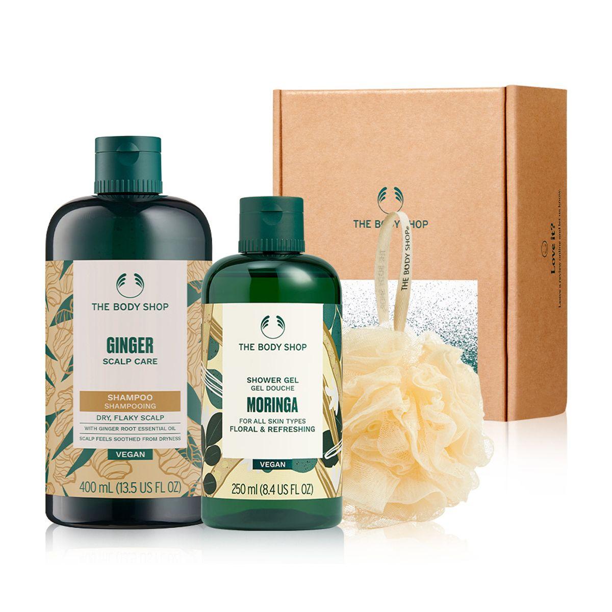 Moringa Shower Gel & Ginger Shampoo Gift Set (888163)
