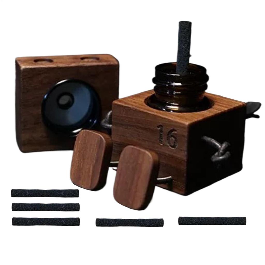 Wooden Shaking Man Dashboard Center Console Decoration Playful Auto Motion-Activated Funny Wood Air Freshener For Bedroom Decor