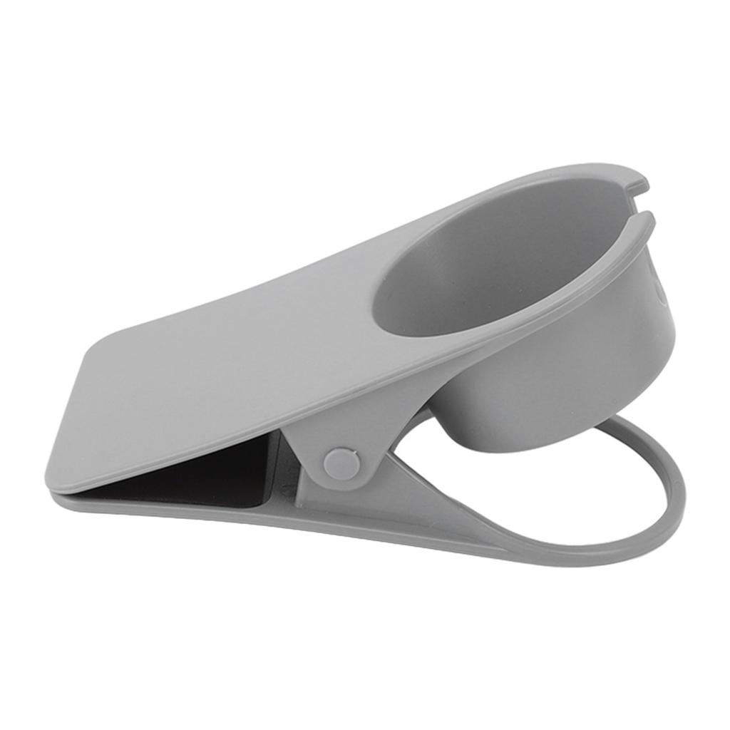 Cup Holder Clip Desk Side Glass Mug Bottle Clamp Stand Plastic for Home Office Storage