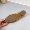 Johnature Flower Retro Pointed Toe Shallow Flat Shoes Ethnic Style Genuine Leather Women's Shoes