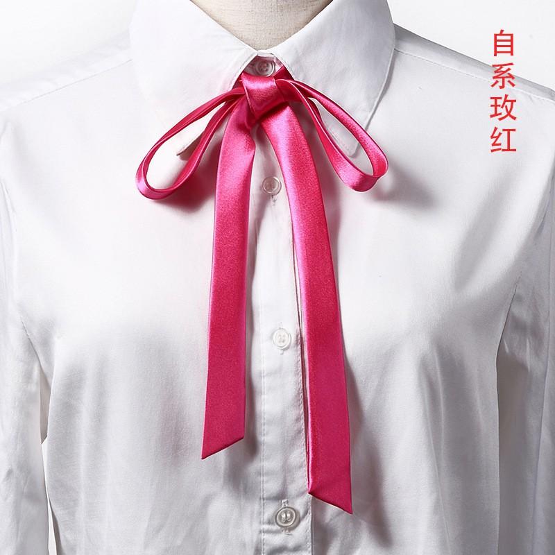 Hand-tied JK Bow Tie, Narrow And Versatile Bow Ribbon