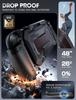 Mumba Case for Nintendo Switch Ergonomic Design with Flip Holds 5 Game Cards 2 TF Rotating Compatible with Controllers 2, 2025mm, Dustproof,