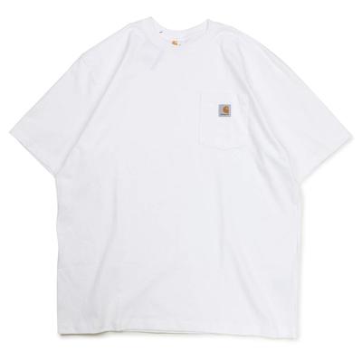 Carhartt carhartt WORKER POCKET kurzärmeliges Baumwoll-K87 weiß weiß XL S/S T-SHIRTS T-Shirt [Artikel]