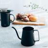 HARIO Mini Drip Kettle, 500mL Capacity, Black, Stainless Steel, for Hand Drip Coffee, MDK-500-MB