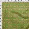 oneOone Georgette Viscose Light Green Fabric Batik Diy Clothing Quilting Fabric Print Fabric By Yard 42 Inch