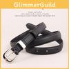 Leather Womens Belt With Pin Buckle For Casual Office Style