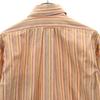 Gant 60s 70s Vintage Striped Pattern Long Sleeve Shirt Brown Men's Used