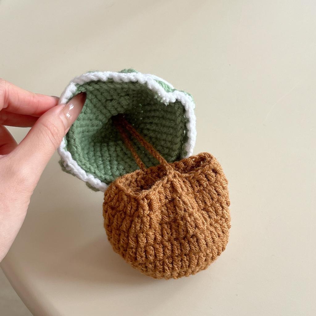 Knitted Christmas tree for Apple AirPods4 earphone case 2 warranty sheath AirPods pro3 storage bag
