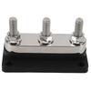 12‑48V 600A Power Distribution Block 3 Studs M10 Battery Junction Block Bus Bar for Car Trucks RVs Marine Boats