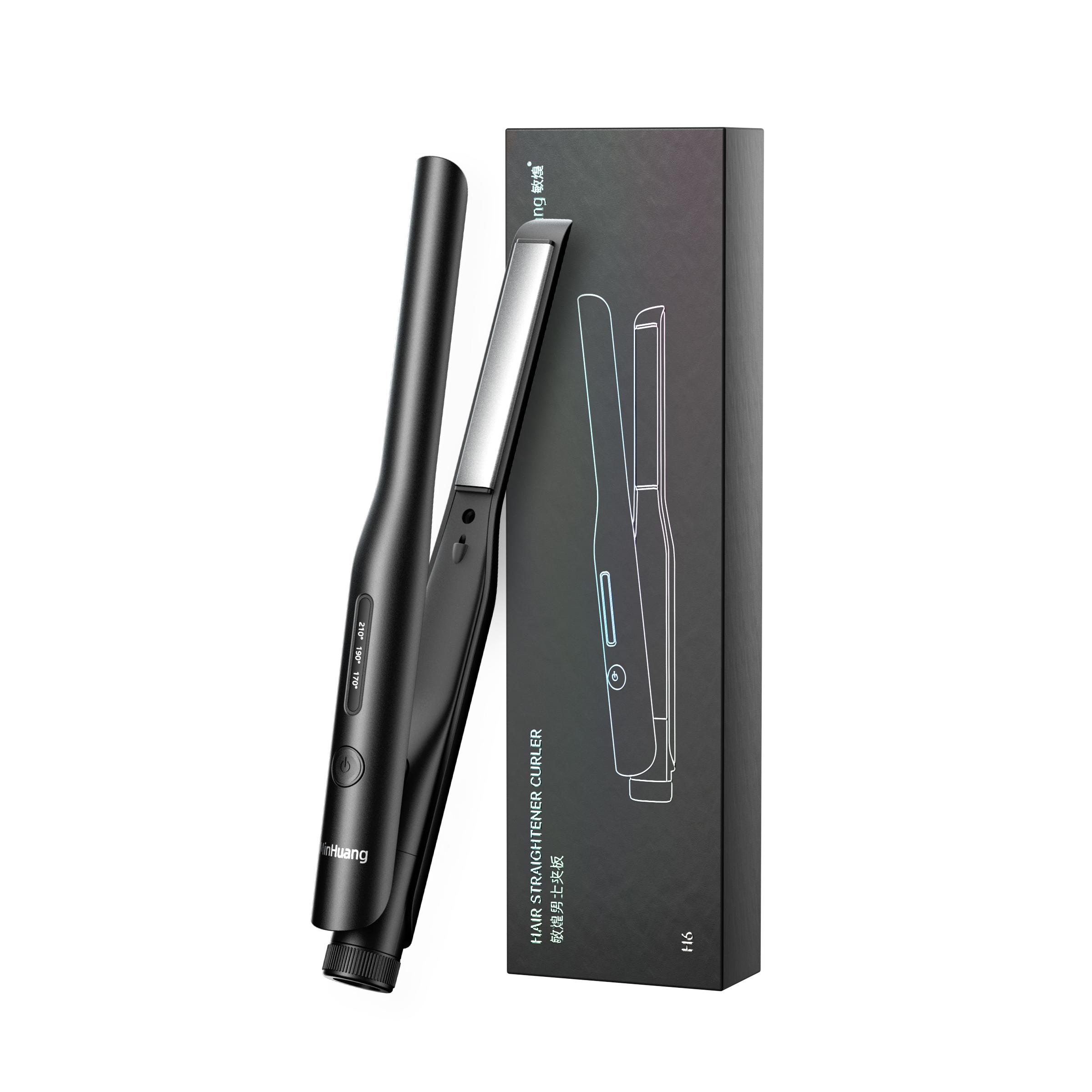 

Mini Hair Straightener, 25W Negative Ion Flat Iron For Men S Short Hair, 3 Seconds Fast Heat Up Portable Curling Iron US