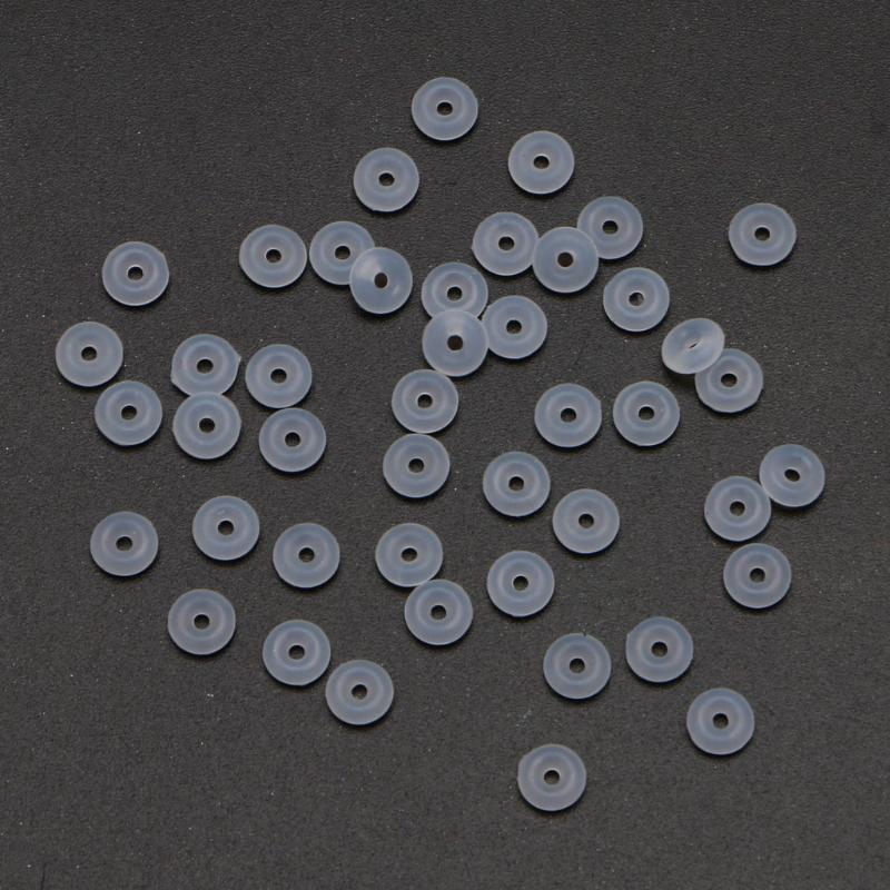 Jewelry Silicone Rubber Stopper Fastener for DIY Jewelry Making Necklaces Bracelet Clip Lock Spacer Charm Beads