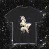 1980s Unicorn Fantasy Illustration Terraro T Shirt Versatile Slightly Graphic Unisex Top For E