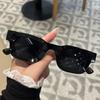New European and American trend small square sunglasses men's fashion retro UV-proof sunglasses women's glasses