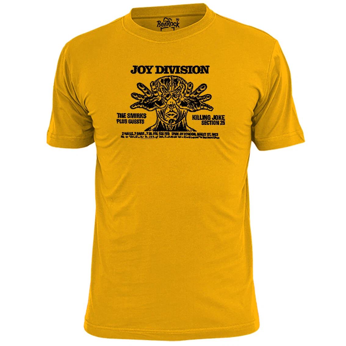 Mens Joy Division The Smirks Gig Poster Inspired T shirt Post Punk Indie 3XL