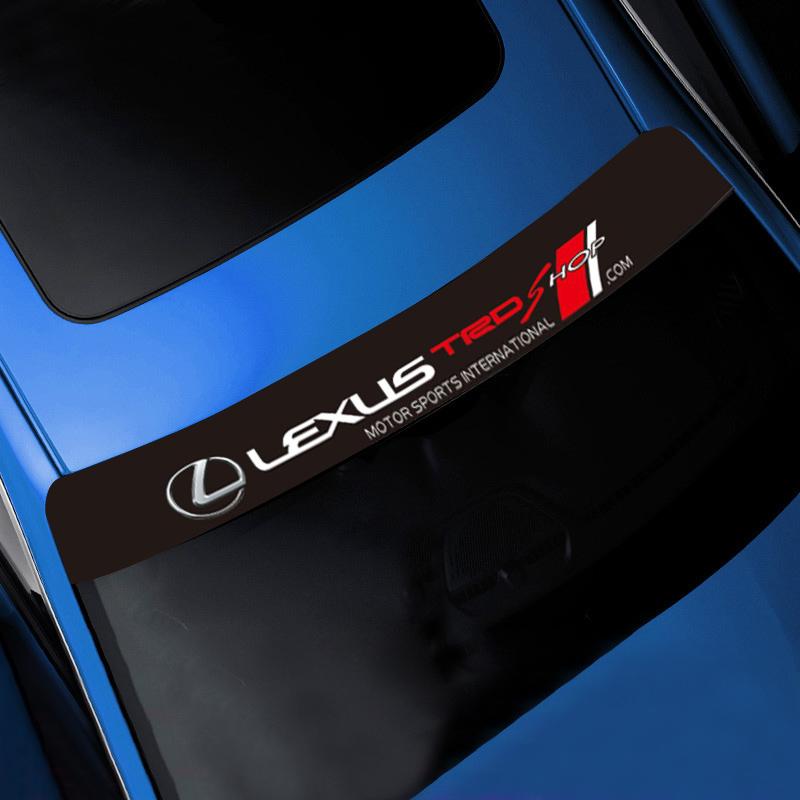 Car Windshield Sticker Waterproof Decorative Decal Stickers For Lexus CT ES GS NX IS250 CT200h IS300h ES300h ERX400h NX300h