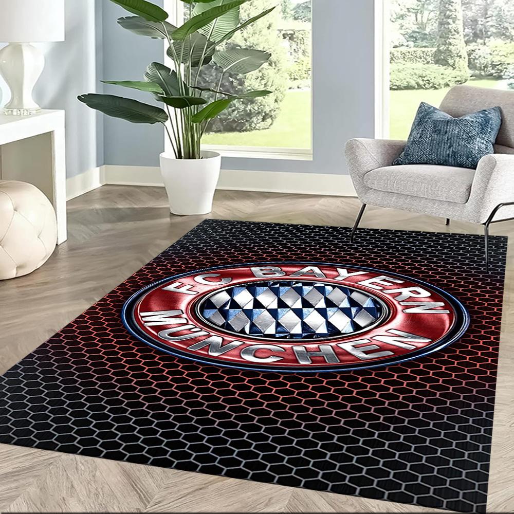 Bayern Munich Floor Rug Office Rug Suitable for Bedrooms Balcony Kitchen Hallway Anti-slip Rug Decorate Offices Gift for Festivals