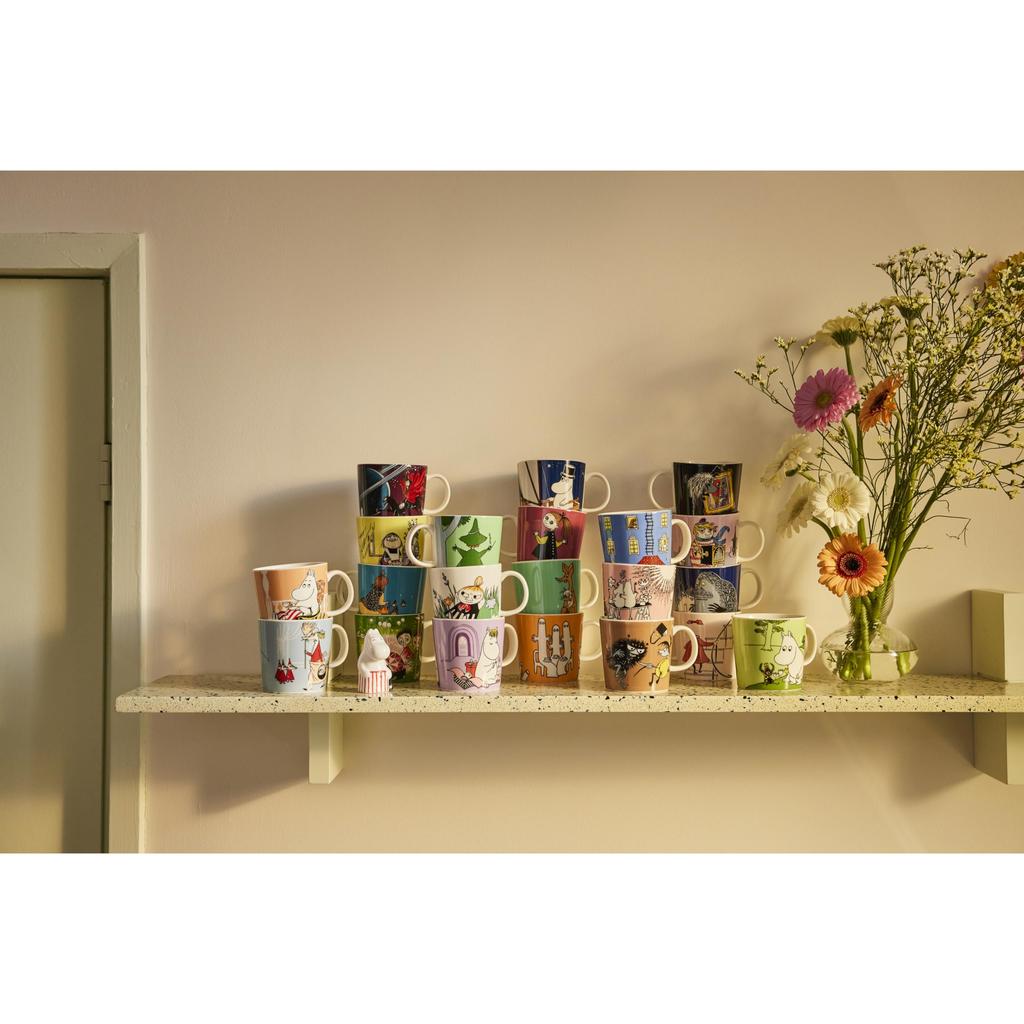 Arabia Moomin by ARABIA Classic Hemulen Moomin Product Number 1066914 [Officially Imported] Mug, 0.3L, Yellow, Tableware,