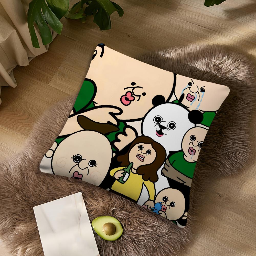 Lustige Bbangbbangs Tagebuch Cartoon Kissen Für Schlafzimmer Auto Café Raum Weich und Wohnzimmer Sofa Dekorative Kissenbezug Hülle