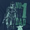 Star Wars: The Mandalorian Mens No. 1 Dad Mando T-Shirt