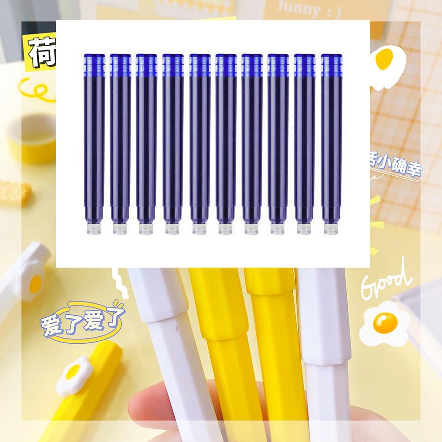 Poached eggs Fountain pen calligraphy Multi-function pen 0.38mm EF Nib school supplies stationery pens Kawaii ink (as the picture,EF)