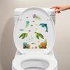 Removable Dolphin Turtle Wall Decor Ocean Themed Glow in The Dark Toilet Seat Stickers, Waterproof PVC Marine Life Decals for Decorative