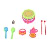 7Pcs Musical Instrument Educational Toys Set Drum Bell Sand Hammer Trumpet for Kids Children