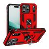 Robusteste Hitzeschutz-Armor PC+TPU Handyhülle Für IPhone 17 Air 16e 15 14 Plus 13 12 Pro Max Stoßfeste Auto-Magnetringhalter-Abdeckung