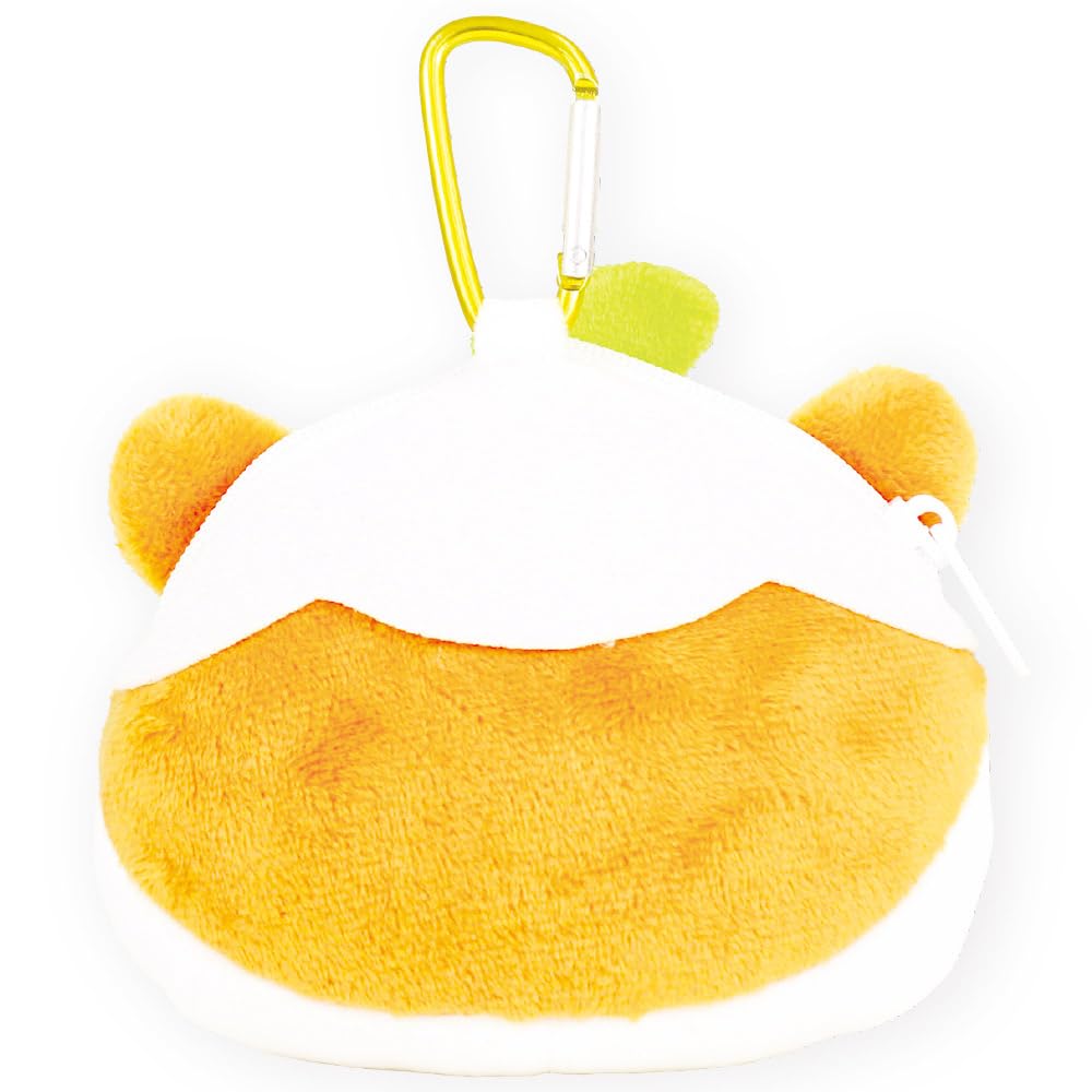 Tees Factory Sanrio Characters Plush Zipper Mascot with Carabiner, Korokoro Kuririn, Approx. H103 x W116 x D50mm (excluding ears), SR-5546679CK