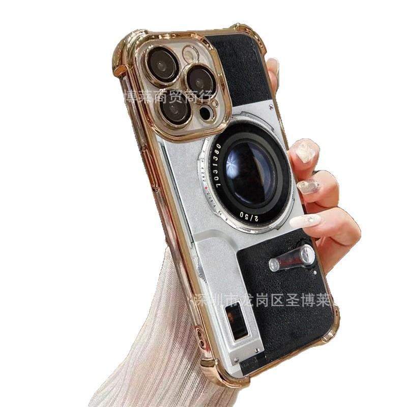 Retro Camera for Samsung S26 Phone Case S25ULTRA Anti-drop GalaxyS23 Protective Case NOTE20