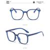 Trendy Retro Square Eyeglass Frames for Men & Women - Lightweight & Comfortable with Flat Lenses