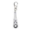 Ratchet Wrench Keychain Seamless Operation Design Metal Shaft Pocket-sized Wrench Portable Universal Tool