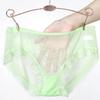 Ropa Interior Femenina  Underwear Women Panties Large Size 3XL Soft Lace Mesh Fully Transparent and Thin Sexy Panties Lingerie