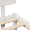 Bed Frame with Headboard White 100 x 200 cm Solid Pine Wood