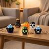 3D Printed Skull Fidget Keychain Clicker Gothic Style Fidget Clicker Pendant Charm  Home Decor