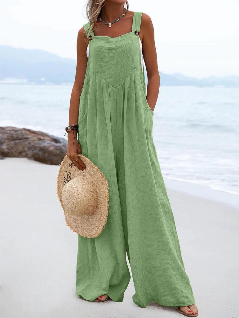 Frühjahr-Sommer 2026 Damen-Jumpsuits & Overalls Kollektion mit weitem Bein