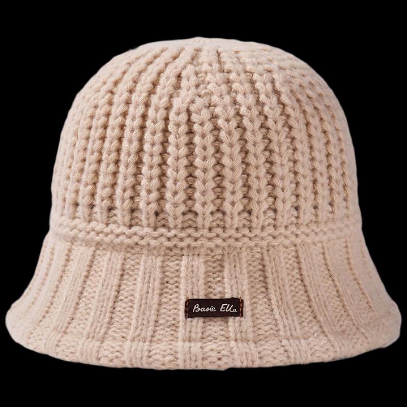 Ретро объемная вязаная панама в стиле пэчворк