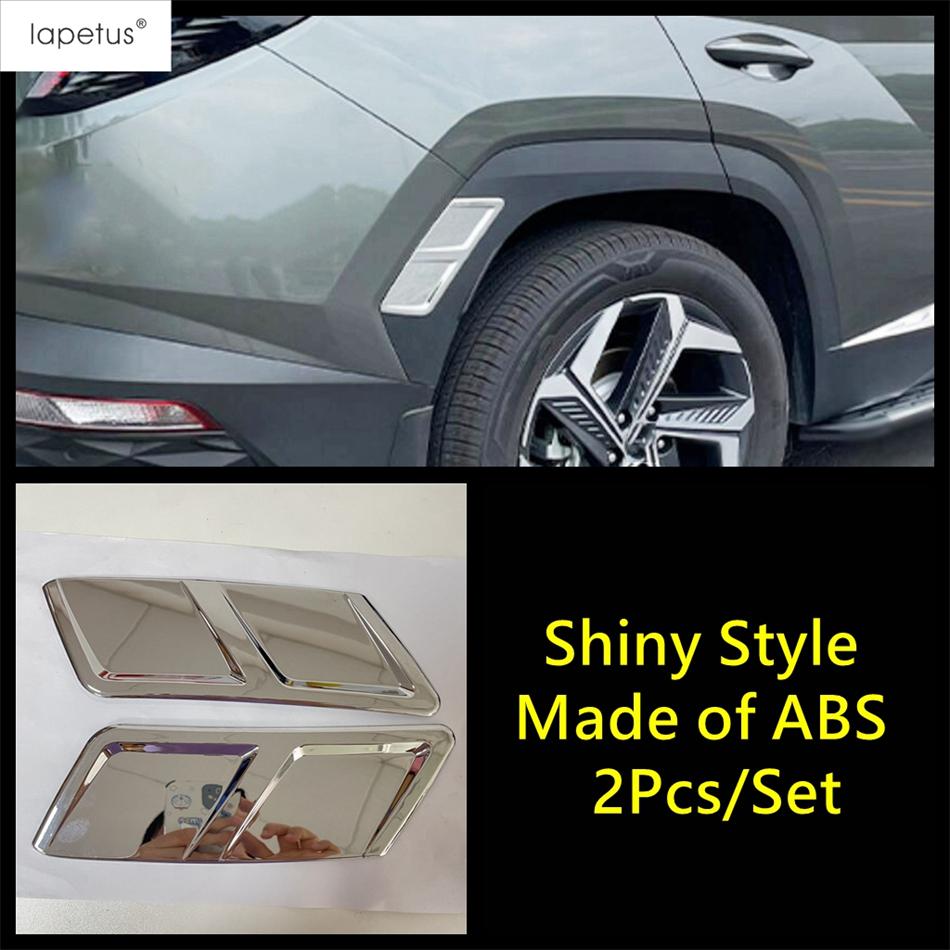 Auto Vorderer Hinterer Radkasten Seitenkarosserie Form Zierleiste Abdeckung Verkleidung Passend für Hyundai Tucson NX4 - 2026 ABS Chrom Zubehör