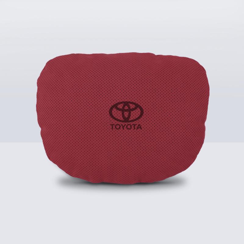 Suede Lumbar Support Cushion for Toyota Headrest - Camry, Highlander, Avalon, RAV4, Wildlander